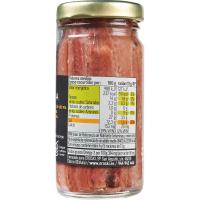 Anchoa en aceite de oliva Eroski SELEQTIA, frasco 55 g