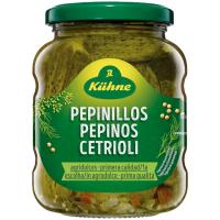 Pepinillos agridulces KUHNE, frasco 185 g