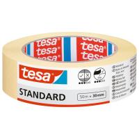 Cinta para pintor, adhesiva, perfiles rectos, Standard TESA, 50 m x 30 mm