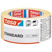 Cinta para pintor, adhesiva, perfiles rectos, Standard TESA, 50 m x 50 mm