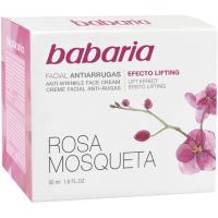 Crema rosa mosqueta antiarrugas BABARIA, tarro 50 ml