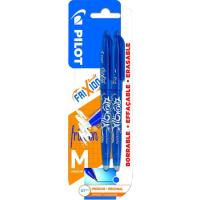Boligrafo tinta gel borrable, color: 2 azul, punta 0.7mm Frixion Ball PILOT, 2uds