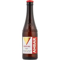 Cerveza AMBAR, botellín 33 cl
