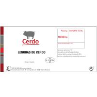 Lengua de cerdo EROSKI, bandeja aprox. 450 g