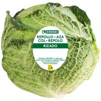 Repollo rizado EROSKI, pieza al peso aprox. 1.5 kg