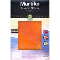 Salmón nature sin ahumar MARTIKO, sobre 80 g