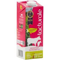 Leche desnatada LACTURALE, brik 1 litro