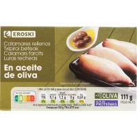 EROSKI txipiroiak oliba oliotan, lata 106 g