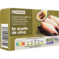 EROSKI txipiroiak oliba oliotan, lata 106 g