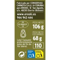 EROSKI txipiroiak oliba oliotan, lata 106 g