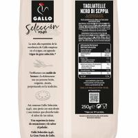 Tagliatelle nero di sepia GALLO SELECCIÓN 1946, bolsa 250 g
