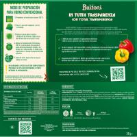 BUITONI FORNO DI PIETRA vegetale pizza, kutxa 370 g