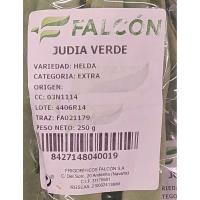 Judía verde plana fina EROSKI, bolsa 250 g