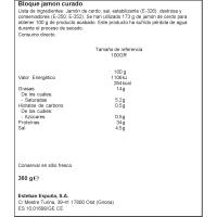 ESPUÑA urdaiazpiko zatia, pieza 360 g