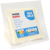 Queso tierno EROSKI BASIC, cuña 375 g