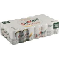 Cerveza SAN MIGUEL, pack lata 28x33 cl