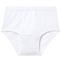 Braslip hombre abierto de algodón, blanco ABANDERADO, talla 48