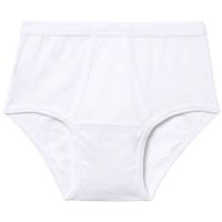 Braslip hombre abierto de algodón, blanco ABANDERADO, talla 52