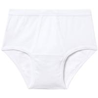Braslip hombre abierto de algodón, blanco ABANDERADO, talla 56