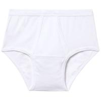 Braslip hombre abierto de algodón, blanco ABANDERADO, talla 60