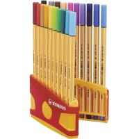 Rotulador colores punta fina, estuche premium Colorparade STABILO, Caja 20 uds