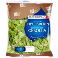 Lechuga elaborada con cebolla EUSKO LABEL PRIMERAN, bolsa 160 g