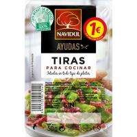 Jamón curado tiras NAVIDUL, bandeja 50 g