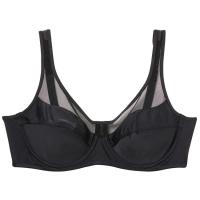 Sujetador mujer con aro Generous, negro DIM, talla 105C