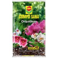 Substrato idóneo para orquídeas terrestres o epifitas COMPO SANA, Saco 5 litros