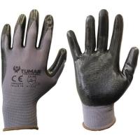 Guante de nylon recubierto de nitrilo talla 9  EN988, 1 par