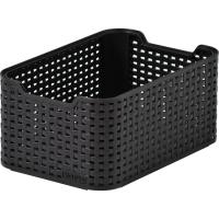 Caja de plástico color chocolate Style, CURVER, 7 litros, 284x193x129mm