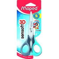 Tijera escolar para zurdos, inox, 13 cm, punta roma MAPED, 1 ud