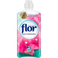 Suavizante conocentrado mediterráneo FLOR, botella 59 dosis