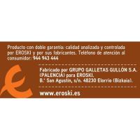 Galleta Digestive de avena y trigo EROSKI, paquete 425 g