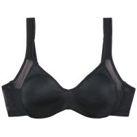 Sujetador reductor mujer con aro Generous, negro DIM, talla 95C