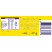 Chocolate de avellana-caramelo MILKA, pack 2x300 g