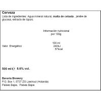 8.6 garagardo originala, lata 50 cl