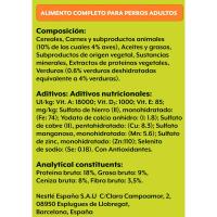 Alimento de ave y verdura para perro adulto FRISKIES, saco 15 kg