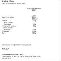 Alubia blanca planchada VEGAS BAÑEZANAS, saco 500 g
