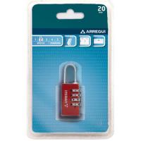 ARREGUI giltzarrapoa, 4 digituko konbinazioa, 20 mm, 2 kolore Zein iritsiko zaizu, 1 ale