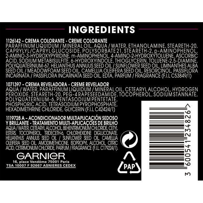 Tinte caoba N.5.5 OLIA, caja 1 ud