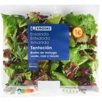 Ensalada de brotes tentación EROSKI, bolsa 70 g