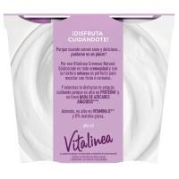 Yogur desnat. natural edulcorado DANONE VITALINEA, pack 4x120 g