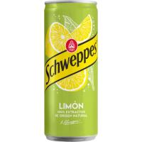 SCHWEPPES limoi freskagarria gasarekin, lata 33 cl