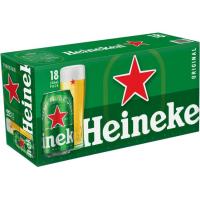 Cerveza HEINEKEN, pack lata 18x33 cl