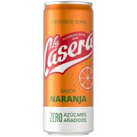 LA CASERA laranjazko freskagarria gasarekin, lata 33 cl