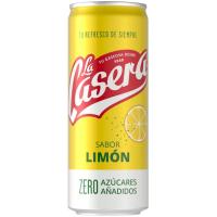 LA CASERA limoi freskagarria gasarekin, lata 33 cl