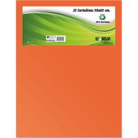 Cartulina naranja de 50 x 65 cm, 1 ud SCOLARSON