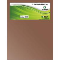 Cartulina marron de 50 x 65 cm, 1 ud SCOLARSON