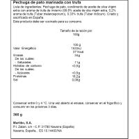MARTIKO ahate bularki marinatu trufaduna, erretilua 360 g